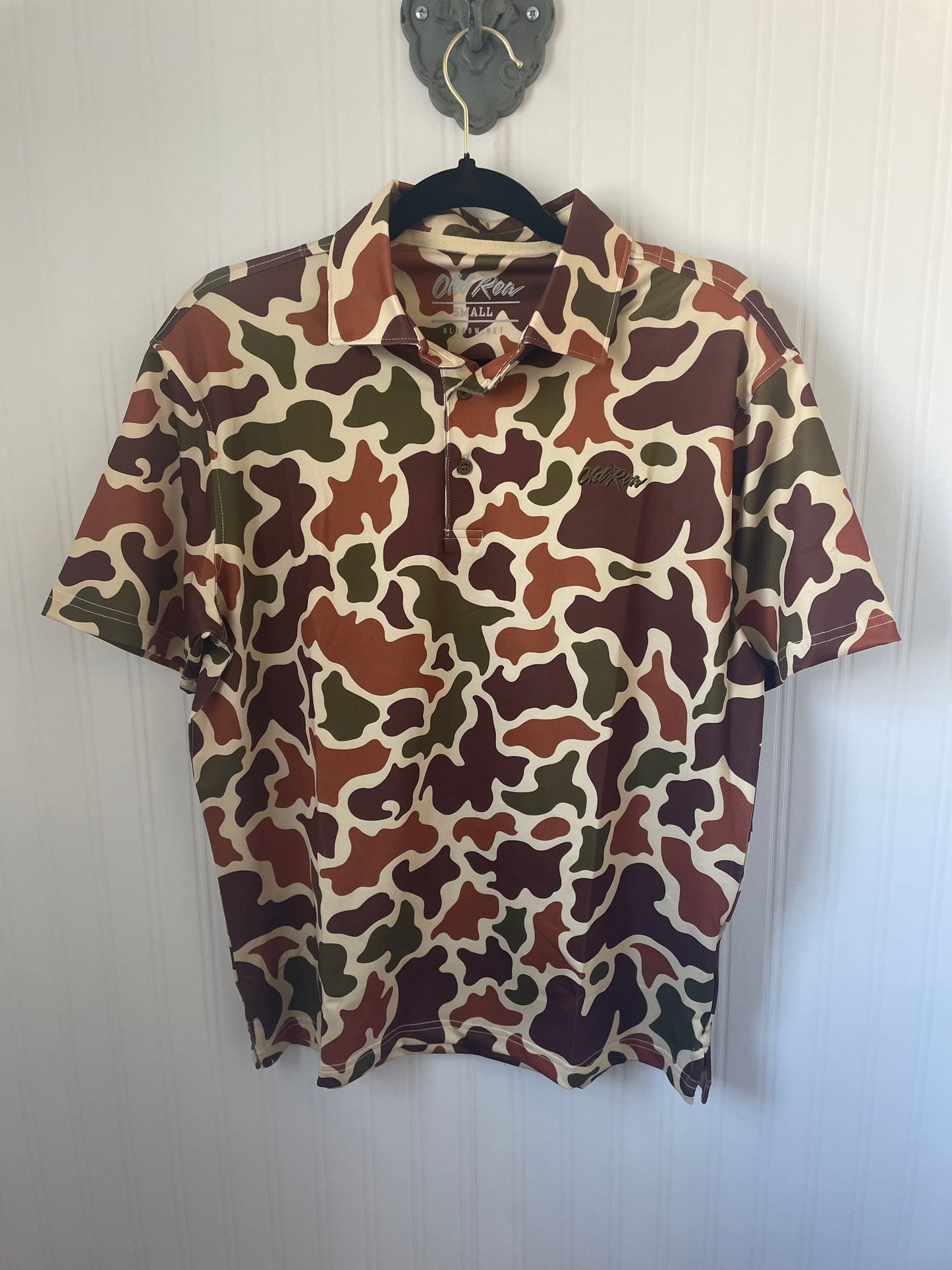 Old Row Retro Camo Polo