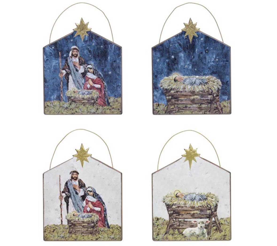 Away in a Manger Assorted Ornaments