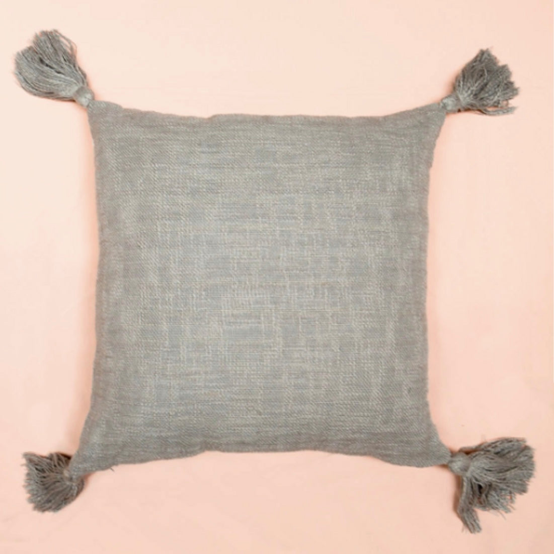 Windsor Woven Pillow — Gray