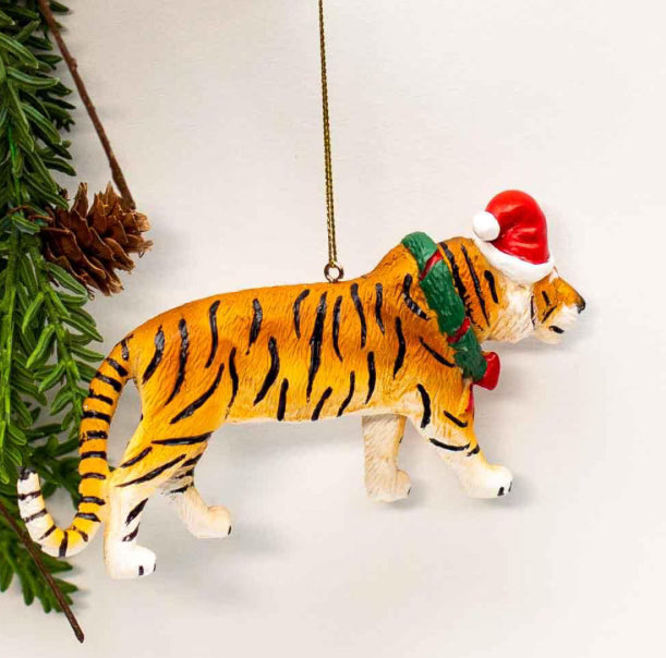 Christmas Tiger Ornament