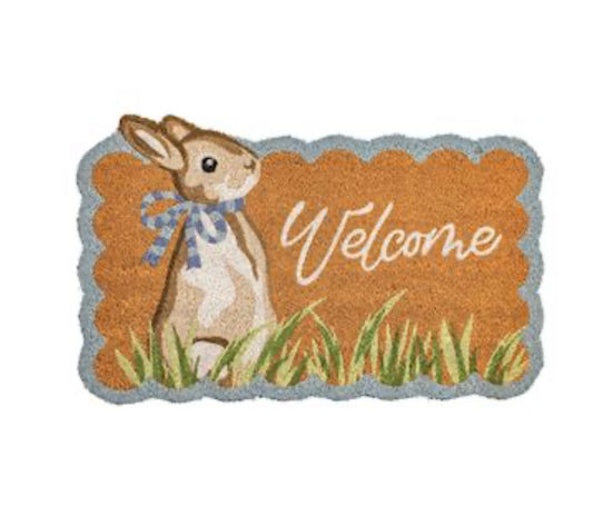 Easter Scallop Door Mat