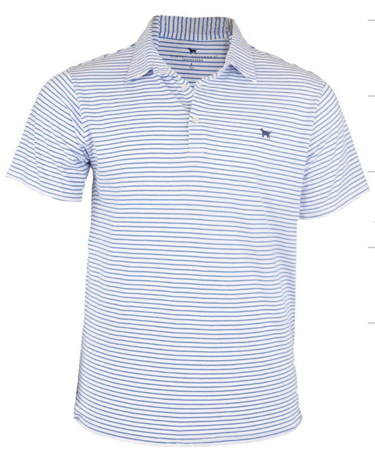 Lilac Striped Polo
