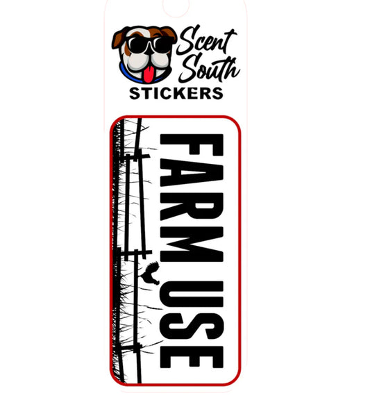 Scent South Stickers – Farm Use