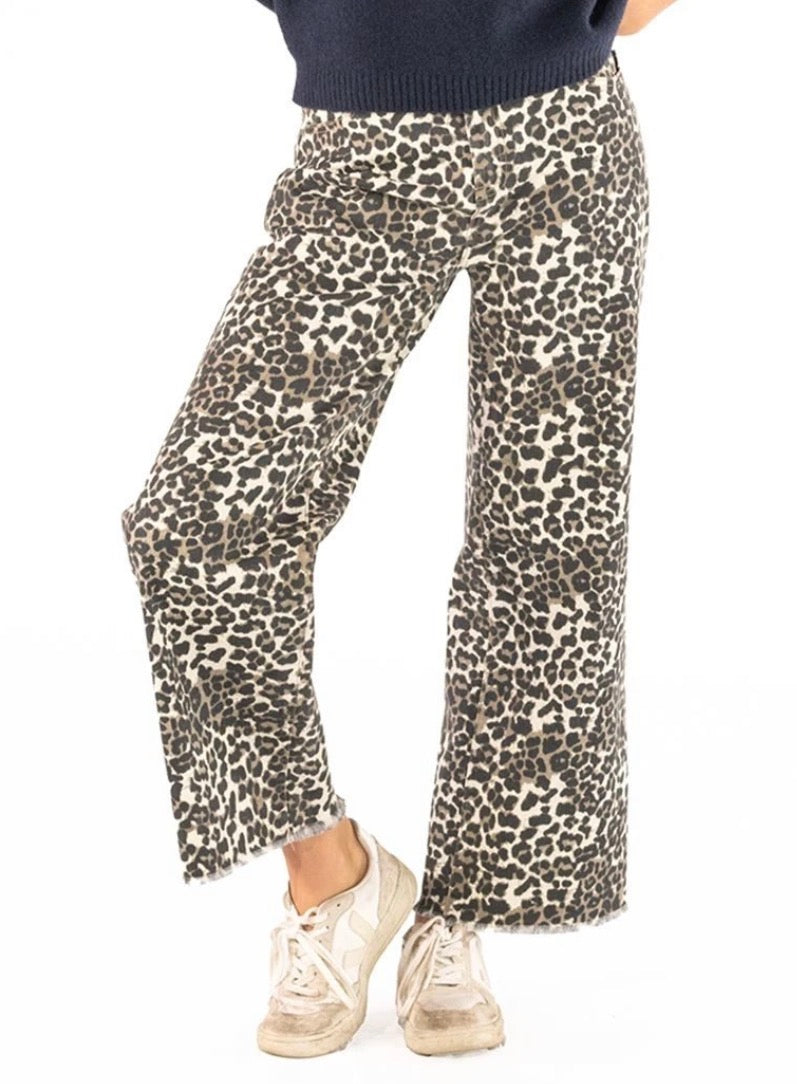 Leopard Print Jeans