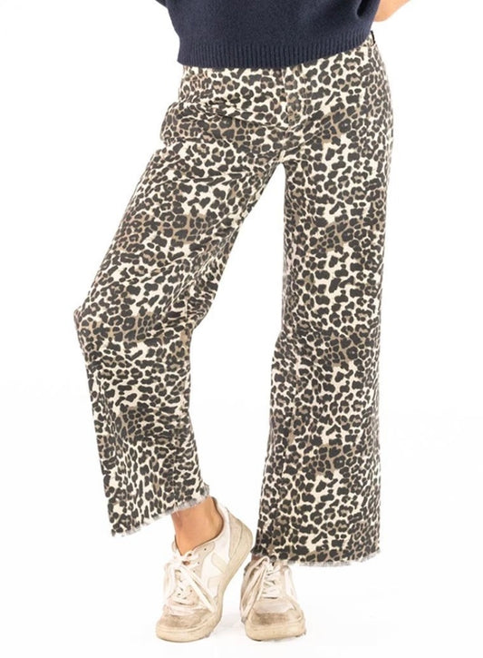 Leopard Print Jeans