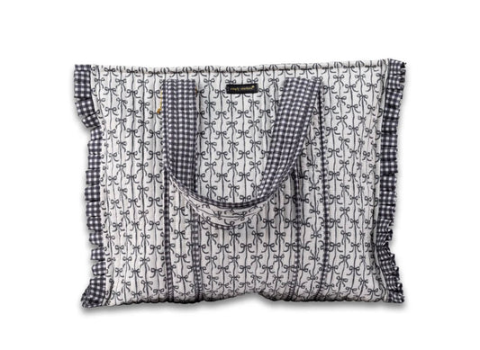 Quilted Bow Tote