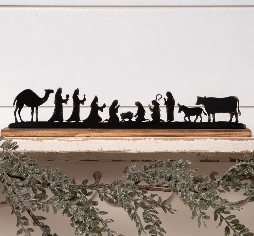 Nativity Scene Silhouette