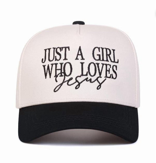 Just a Girl — Vintage Trucker Hat