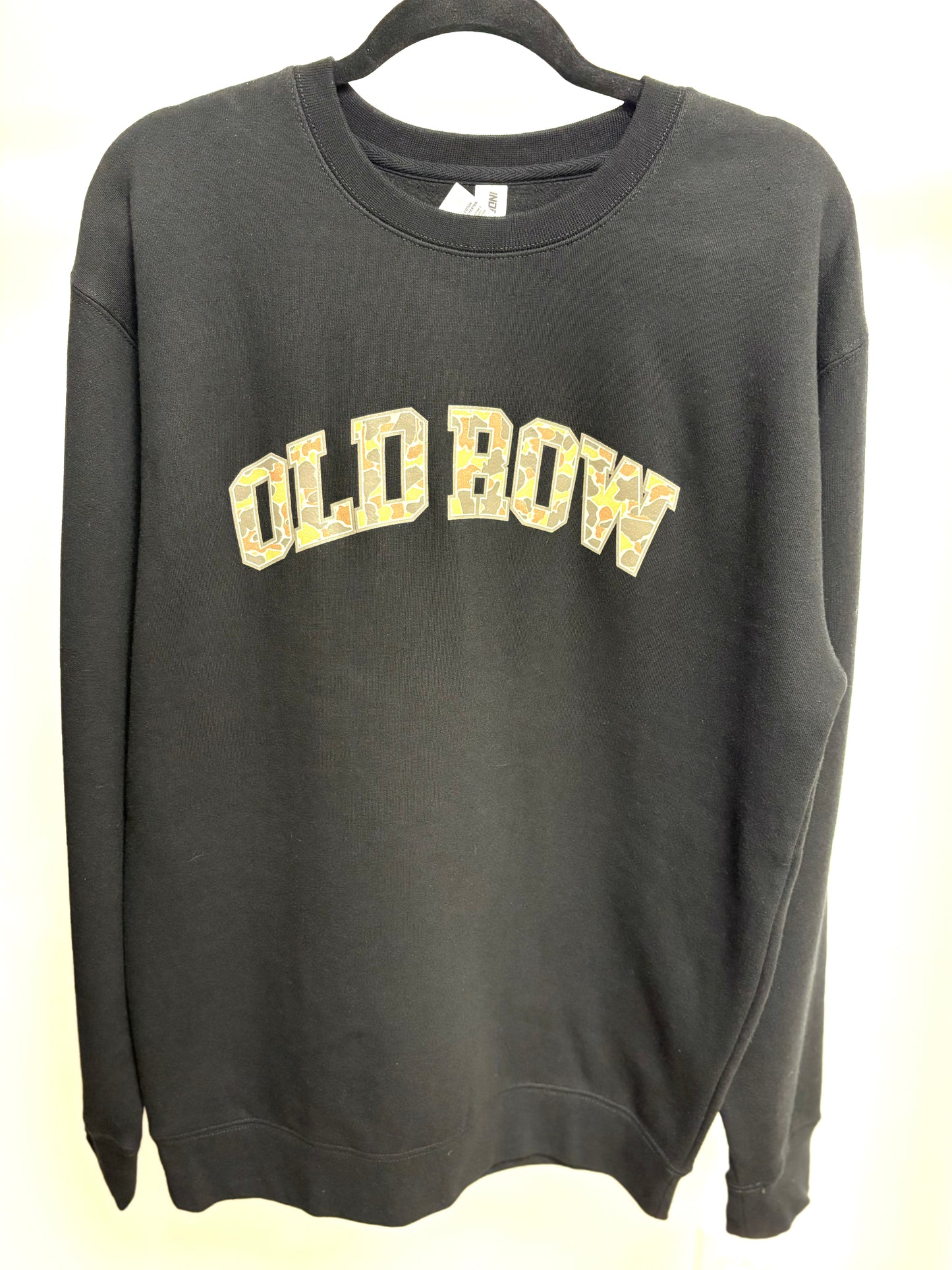 Old Row — Old School Crewneck in Black