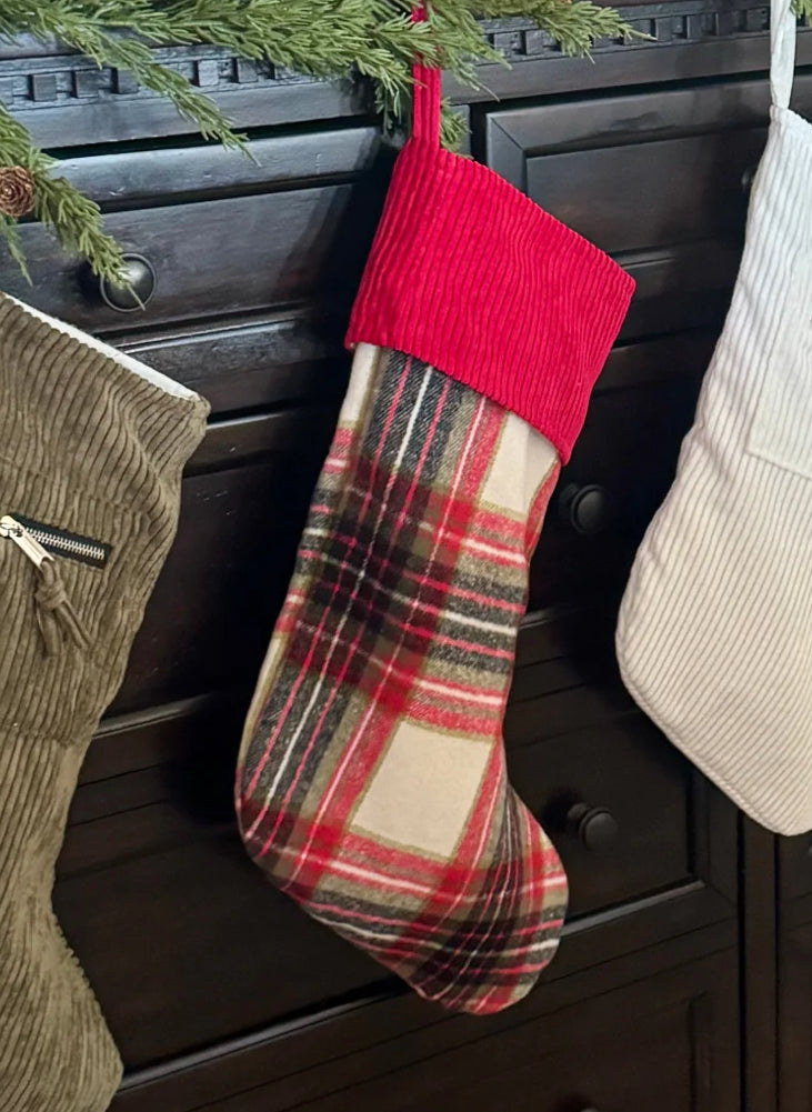 Assorted Plaid Stockings