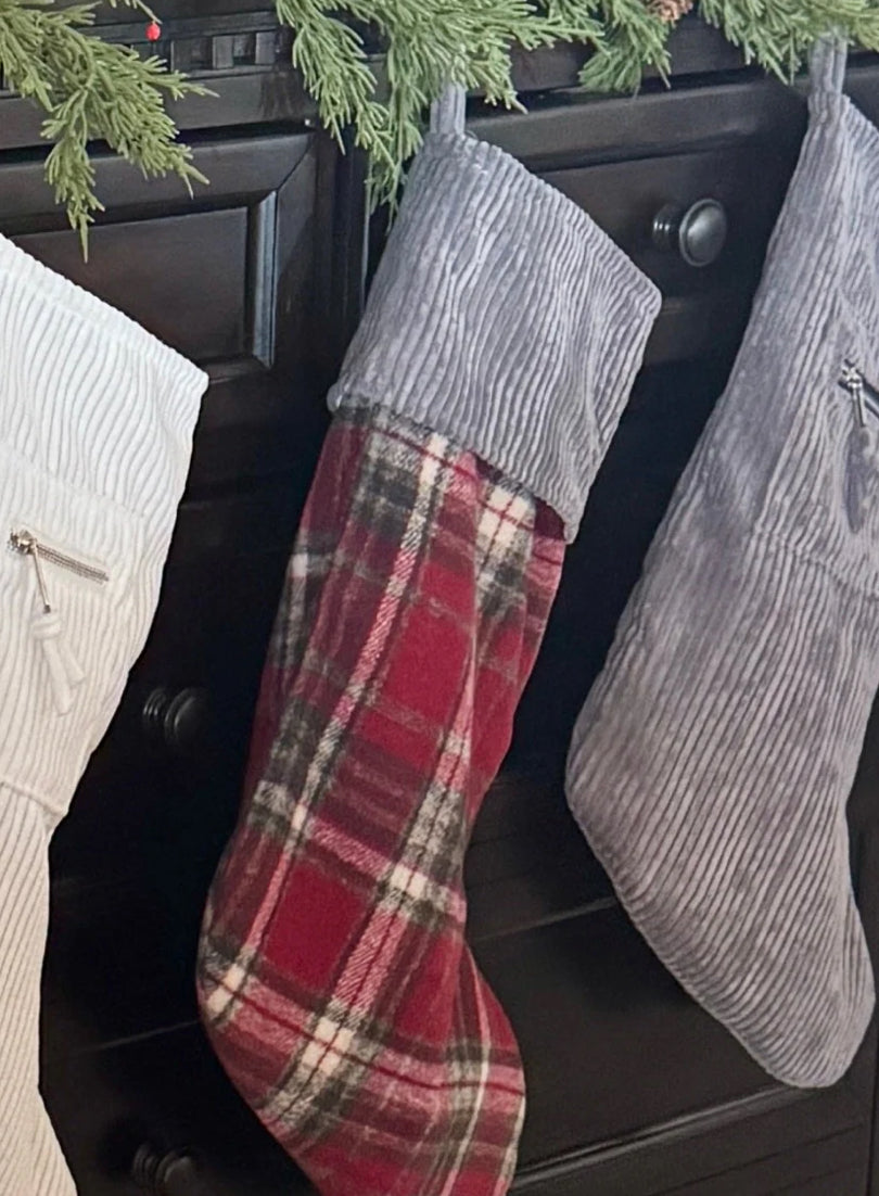 Assorted Plaid Stockings