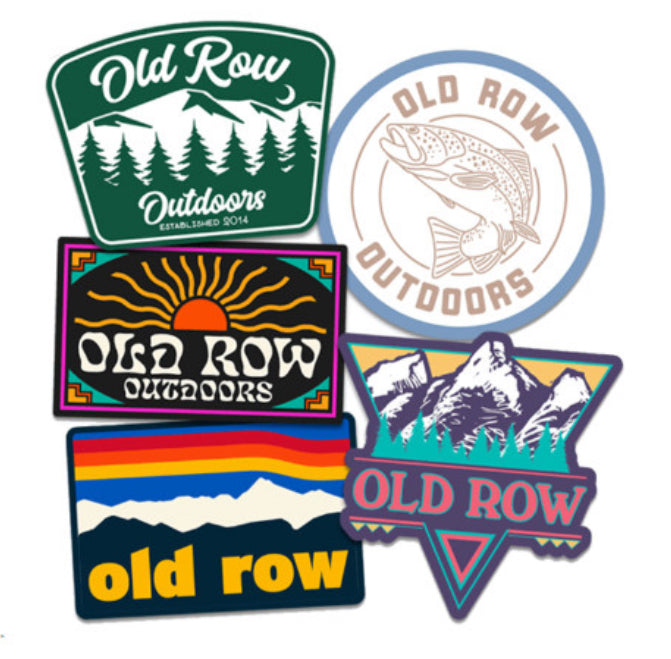 Old Row Outdoor Sticker Pack