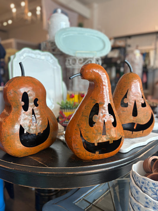 Metal Jack-O-Lanterns