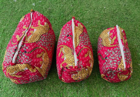 Quilted Cosmetic Bags