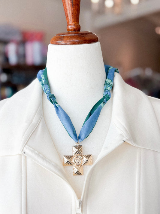 Lona Scarf Necklace