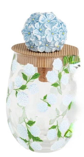 Hydrangea Stemless Glass Set