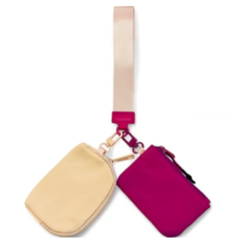 Dual Pouch Wristlet