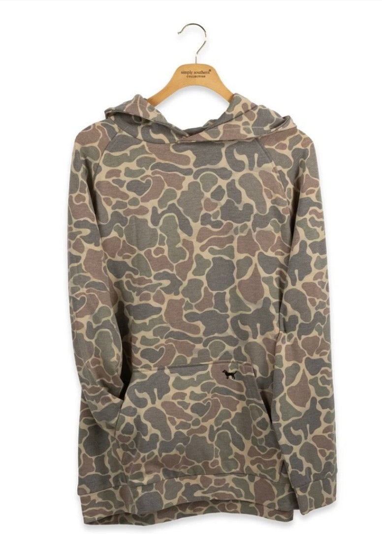 SS Men’s Performance Hoodie — Camo