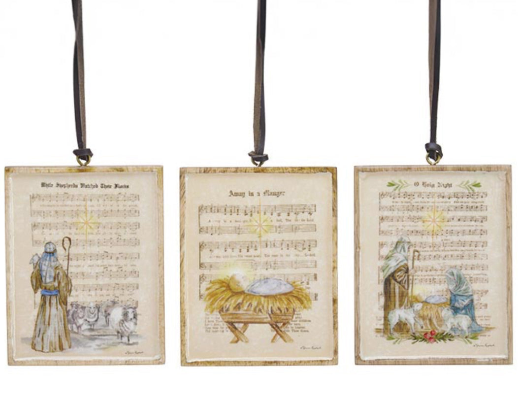 Joyous Melody Wooden Ornaments