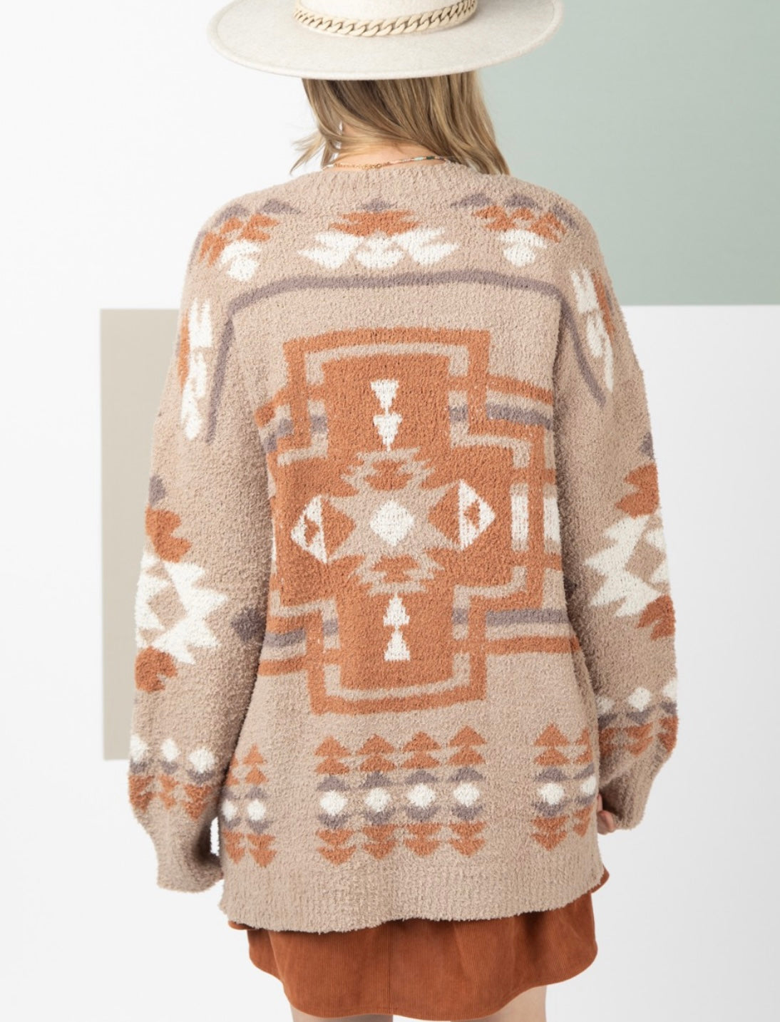 Aztec Knit Cardigan