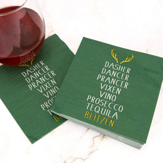 Blitzen Cocktail Napkins