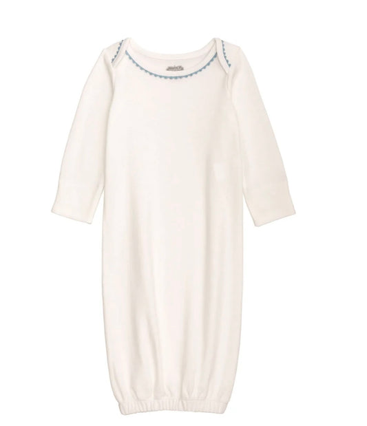 Crochet trim gown