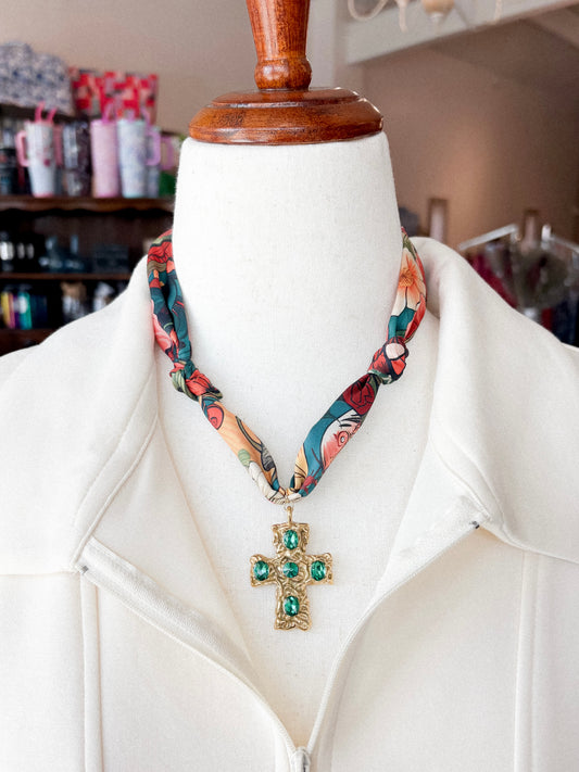 Genevieve Scarf Necklace