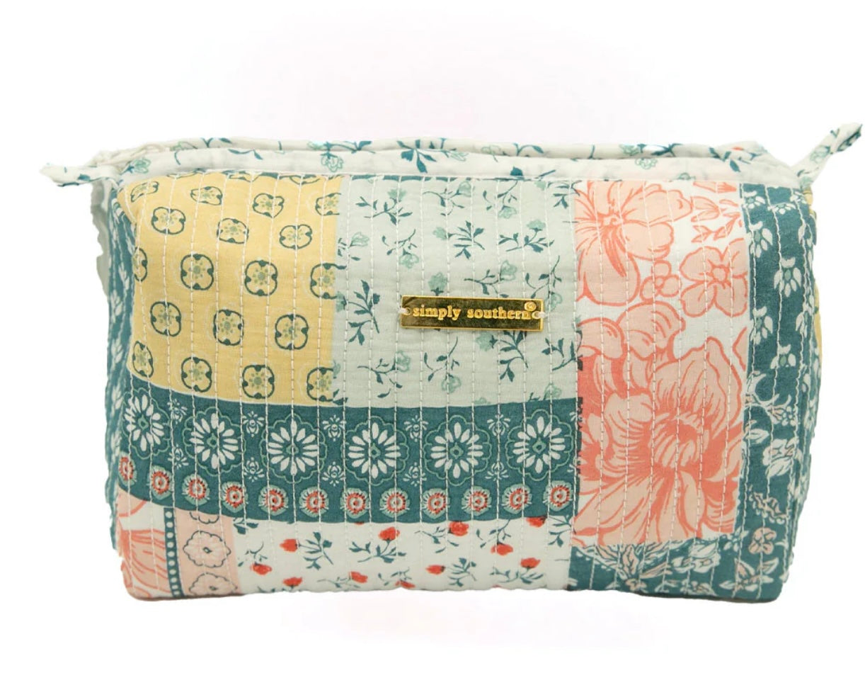 Multi Quilted Cosmetic Bag