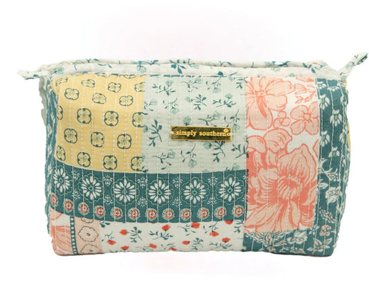 Multi Quilted Cosmetic Bag