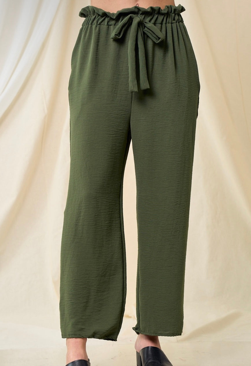 Natalie Airflow Pants - Olive