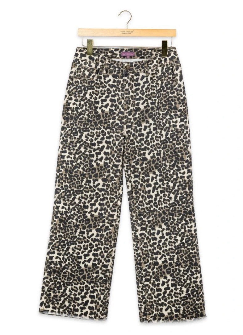 Leopard Print Jeans