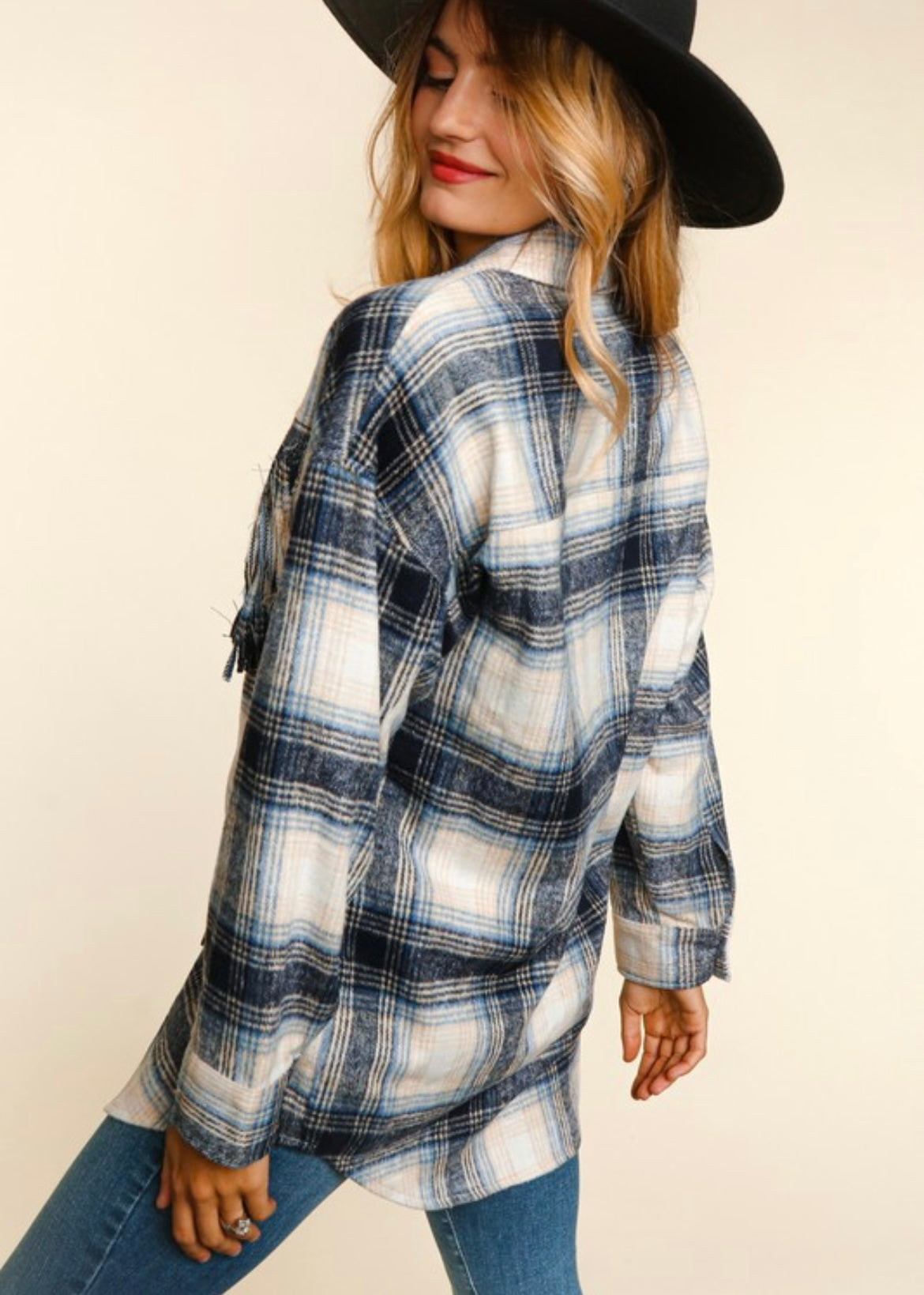 Sydney Fringe Flannel Shacket