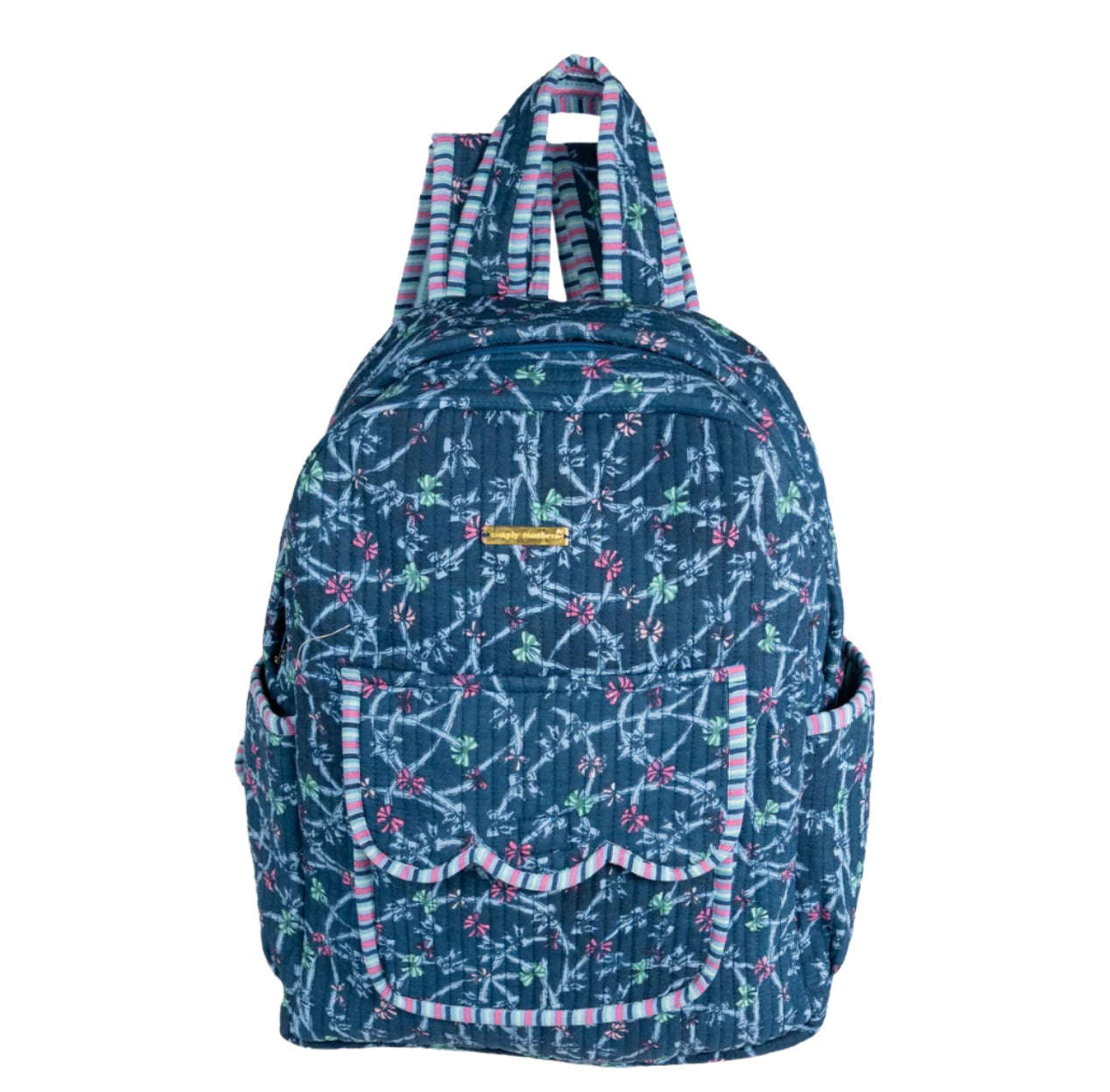 Bow Quilted Backpack