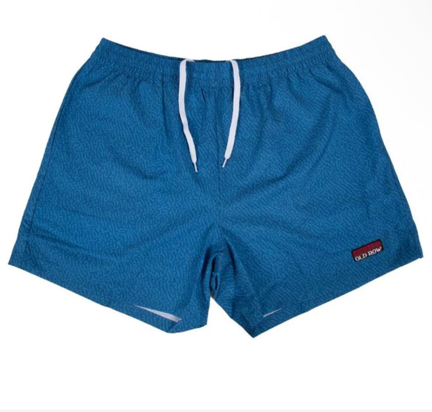 Old Row – Teal Swim Trunks