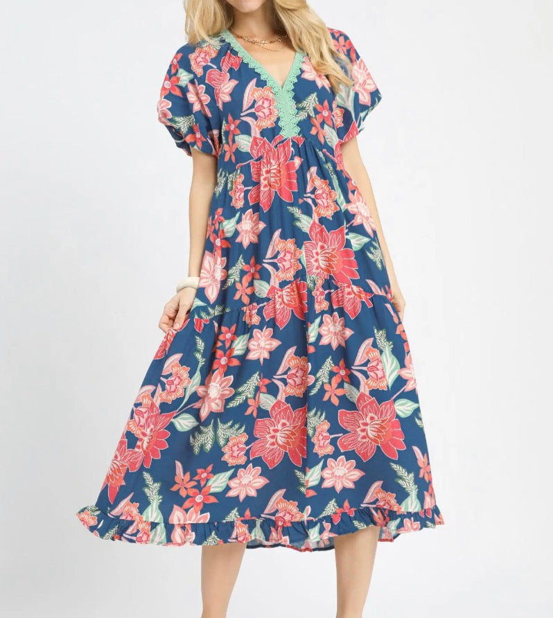 Floral Midi Dress