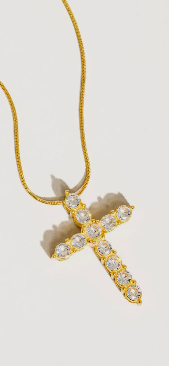 Raeven Cross Necklace