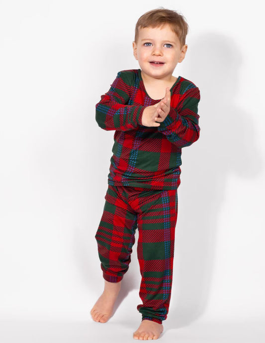 Kid’s Telluride Plaid PJ Set