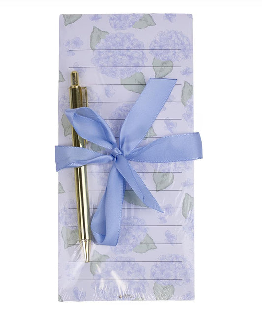 “Hydrangea” Notepad Gift Set