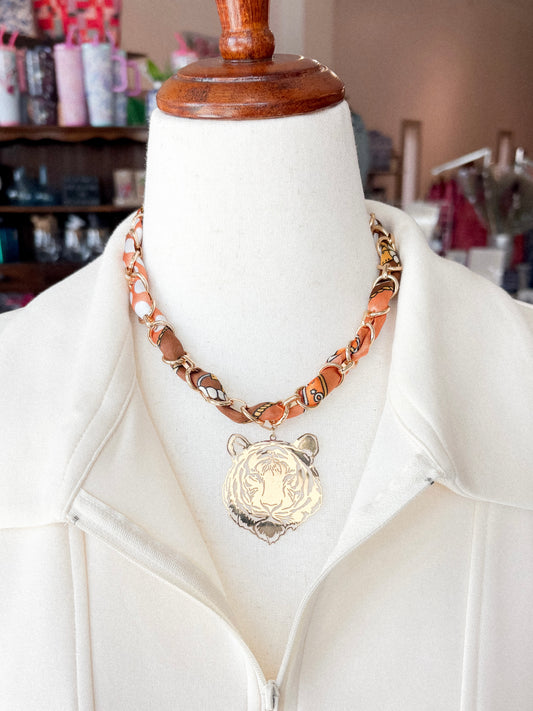 Tigris Scarf Necklace