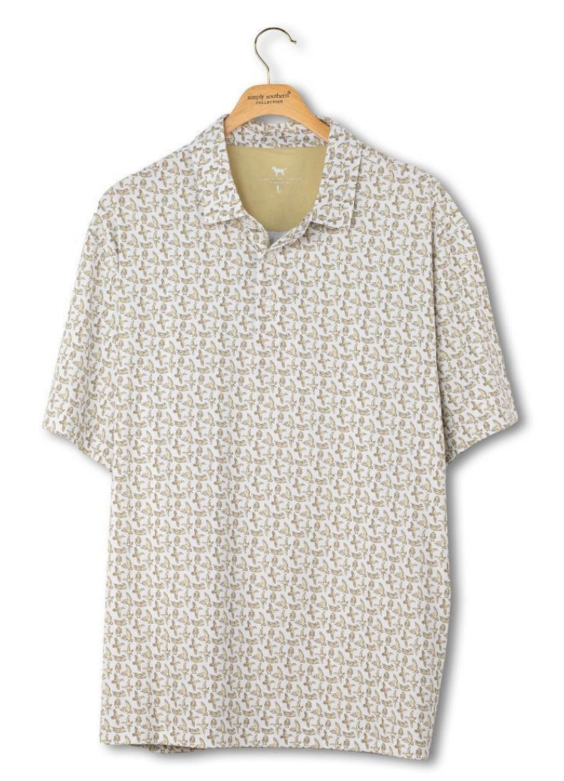 SS Duck Print Polo