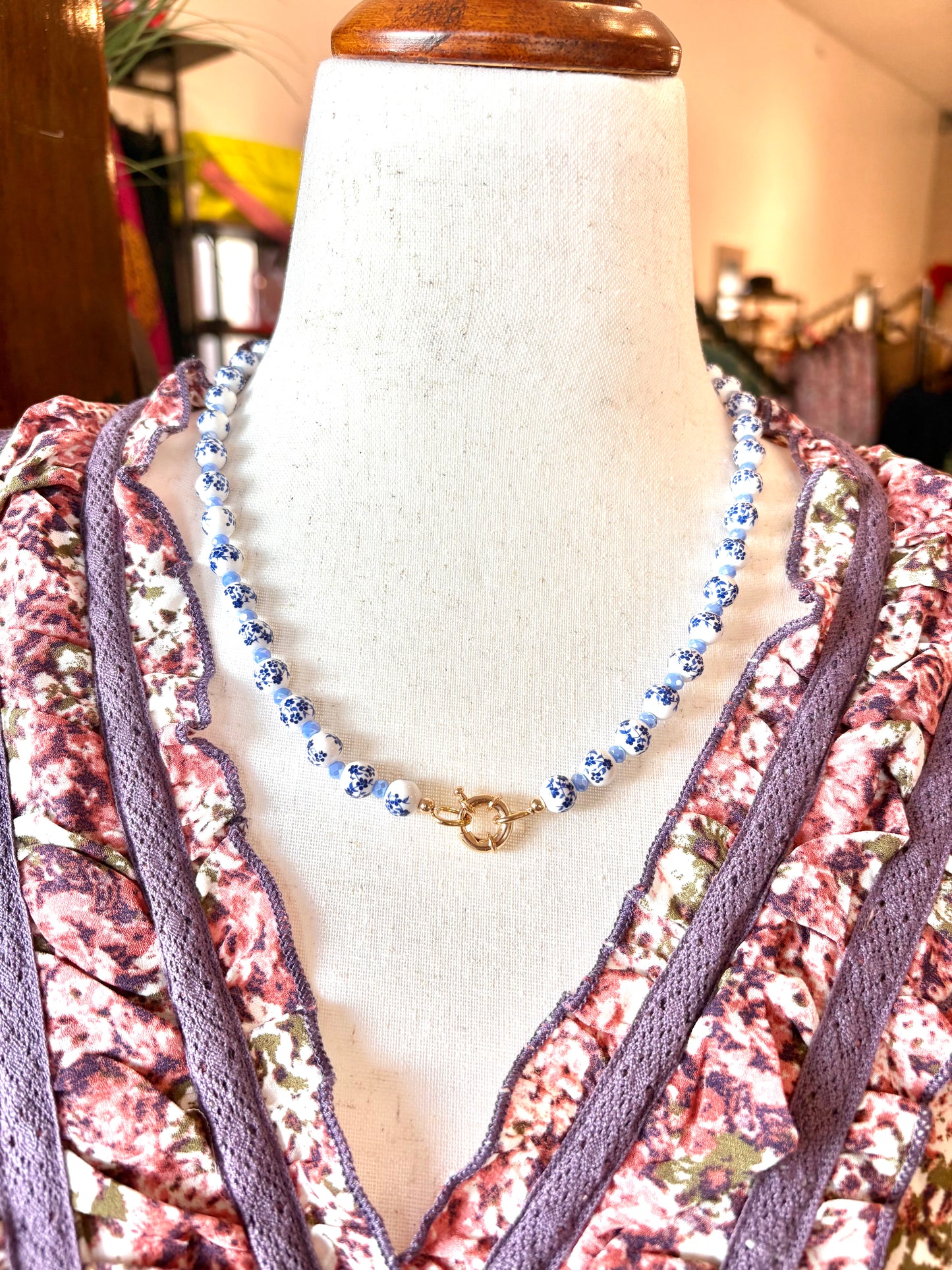 Chinoiserie Beaded Necklace