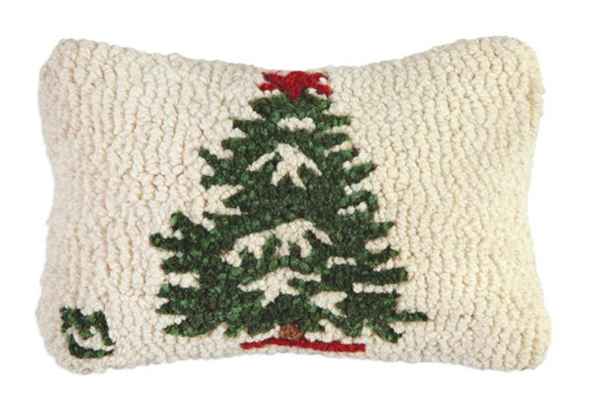 Holiday Tree Needlepoint Pillow