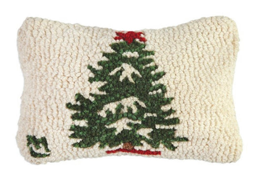 Holiday Tree Needlepoint Pillow