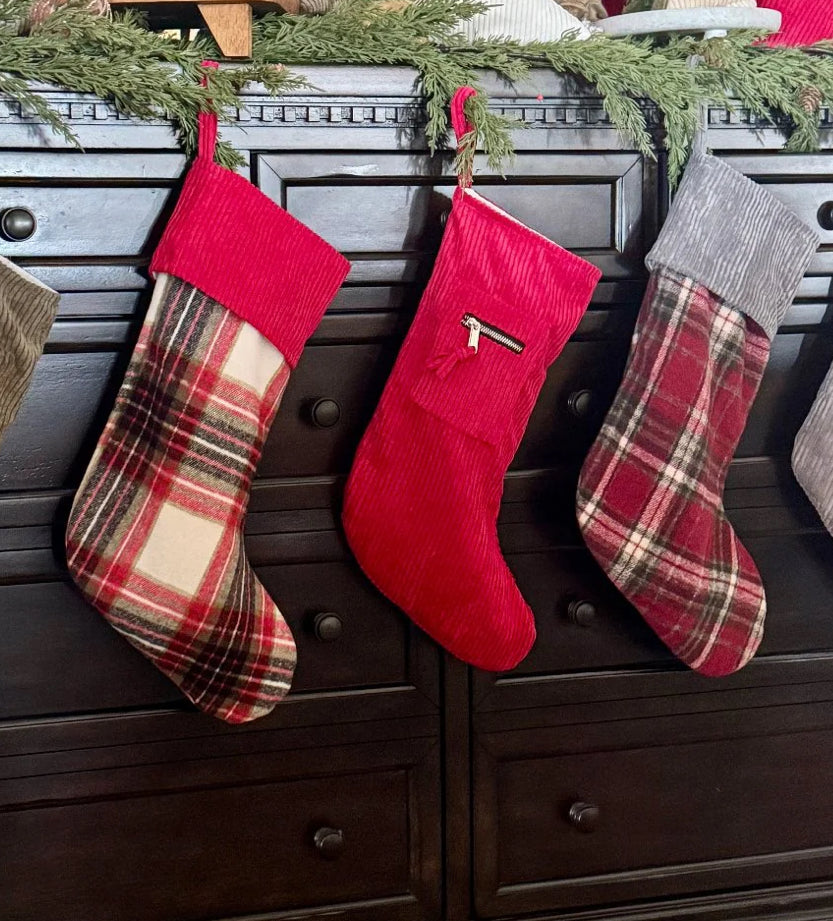 Assorted Plaid Stockings