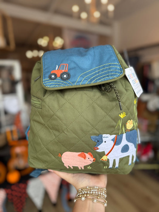 Quilted Backpack — Farm