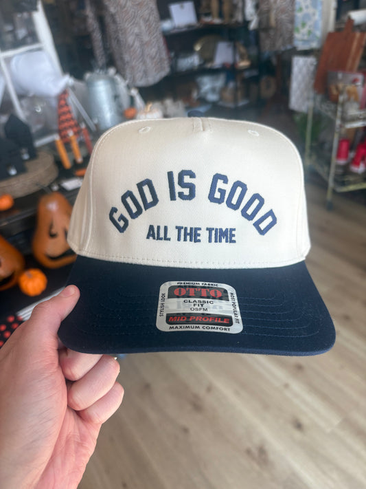 God is Good — Vintage Trucker Hat