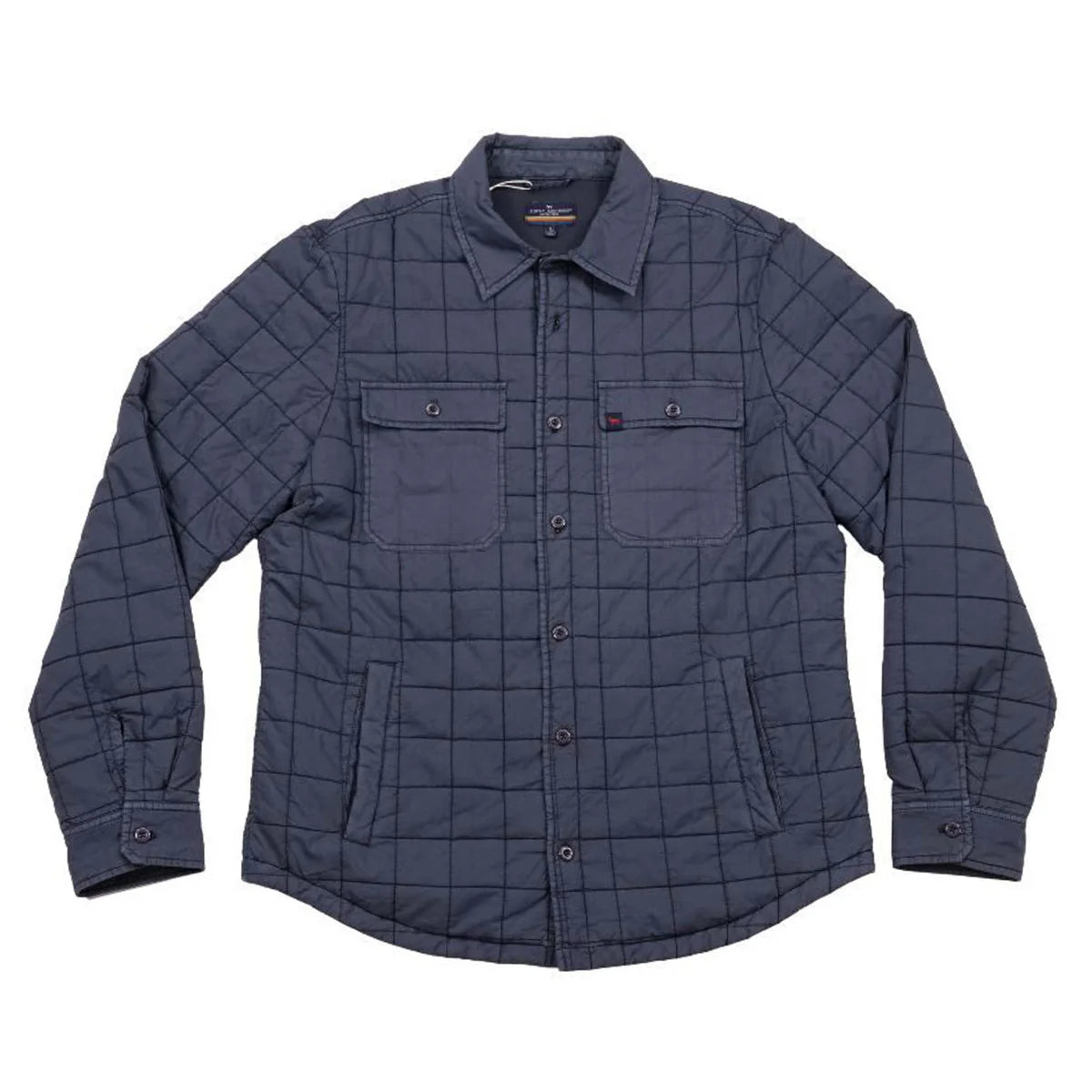 Hunter Quilted Shacket — Navy