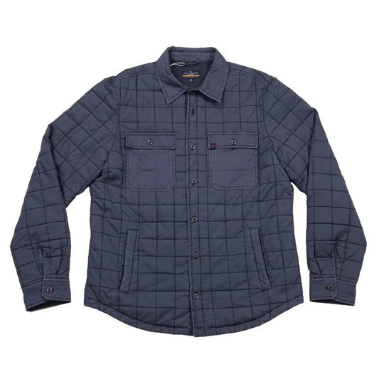 Hunter Quilted Shacket — Navy