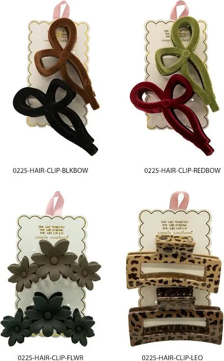 Simply Southern — Claw Clip Sets