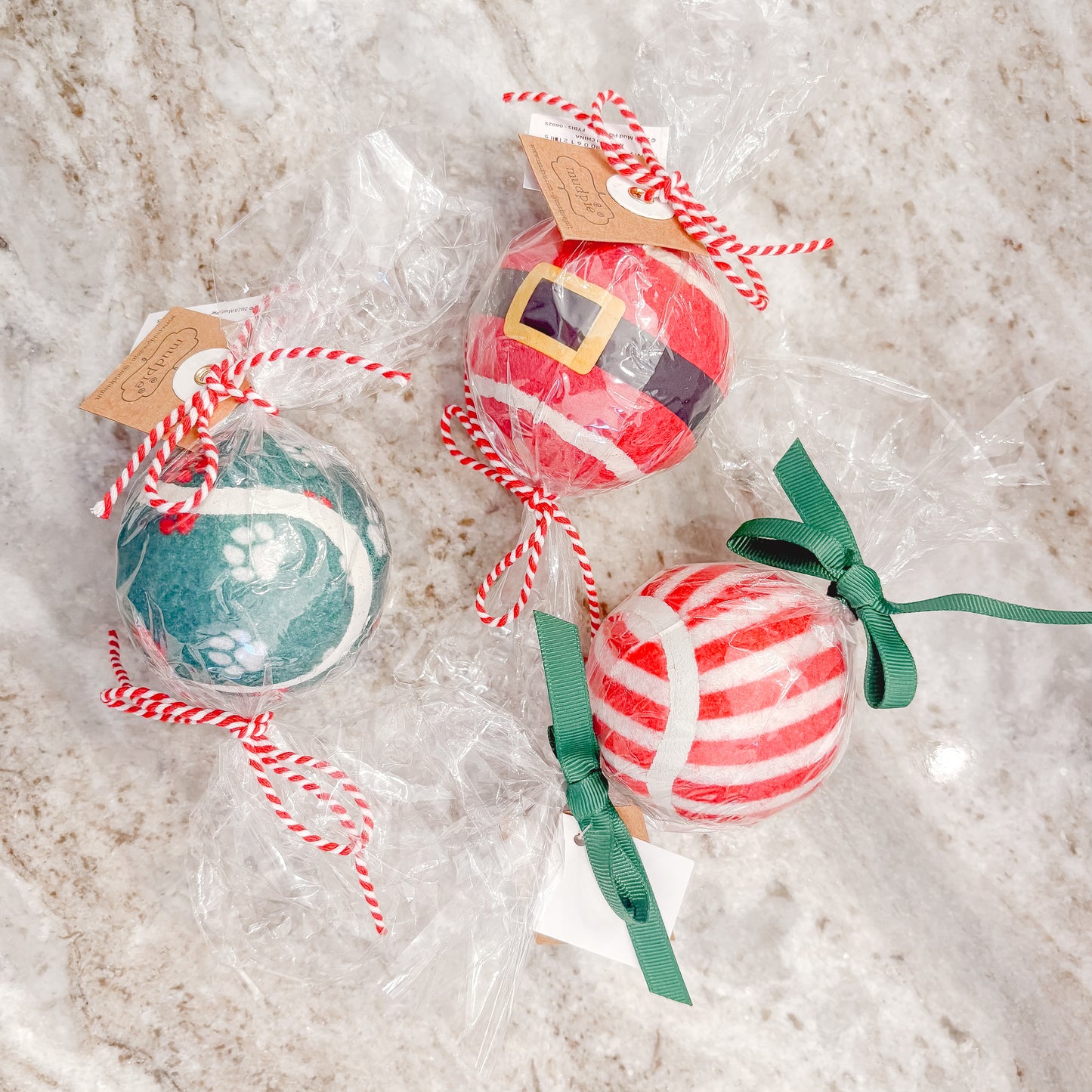 Christmas Tennis Balls